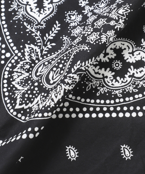 FRAMeWORK(フレームワーク)の「JOHNBULL/ジョンブル bandana(バンダナ/スカーフ・レディース・ベージュ/ネイビー/ブラック/チャコールグレー・FREE)」の21枚目の写真