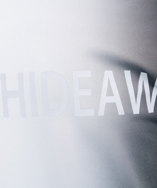 HIDEAWAYS NICOLE(ハイダウェイニコル)の「【WEB限定】グラデーション・ロゴプリント半袖Tシャツ(Tシャツ/カットソー・メンズ・グレー/ブルー/パープル/オレンジ・MEDIUM/LARGE/X-LARGE)」の12枚目の写真