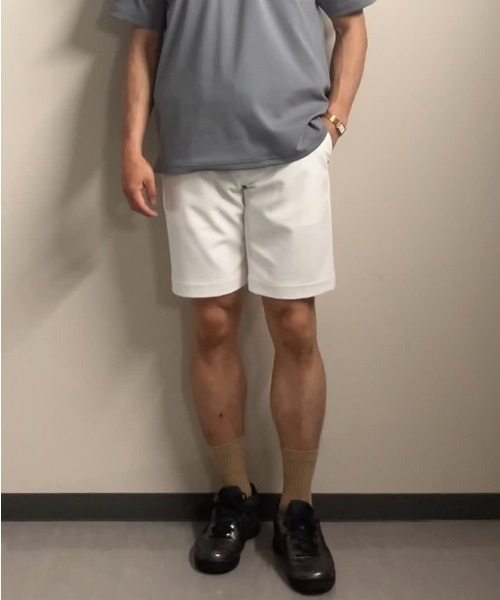 BRIEFING(ブリーフィング)の「【BRIEFING GOLF/ブリーフィングゴルフ】MEN’S SEERSUCKER SHORT PANTS(その他パンツ・メンズ・ブラック/ホワイト/ネイビー/ストライプ・M/XL/L/S)」の2枚目の写真