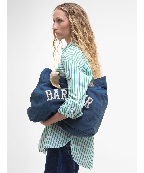 Barbour(バブアー)の「Emilyデニム トートバッグ(トートバッグ・レディース・ライトブルー・ONE SIZE)」の2枚目の写真