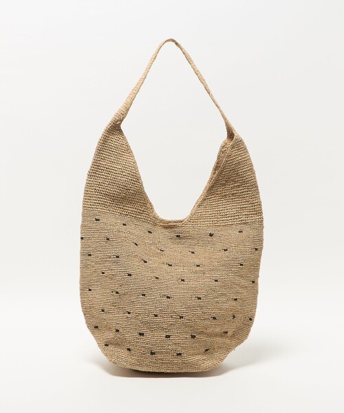 BEAUTY&YOUTH UNITED ARROWS(ビューティーアンドユースユナイテッドアローズ)の「ラフィア ドット ワンショルダーバッグ(ショルダーバッグ・レディース・ナチュラル・FREE)」の7枚目の写真