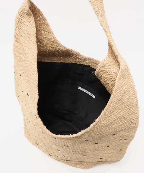BEAUTY&YOUTH UNITED ARROWS(ビューティーアンドユースユナイテッドアローズ)の「ラフィア ドット ワンショルダーバッグ(ショルダーバッグ・レディース・ナチュラル・FREE)」の13枚目の写真