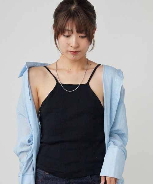 MILLER(ミラー)の「R.P.miller/ミラー Prib Cap Cami カップ付きキャミソール アメスリ 2026年春夏(キャミソール・レディース・ブラック/ブラウン/アイボリー/ブラック系その他/ブラウン系その他/レッド系その他・FREE)」の17枚目の写真