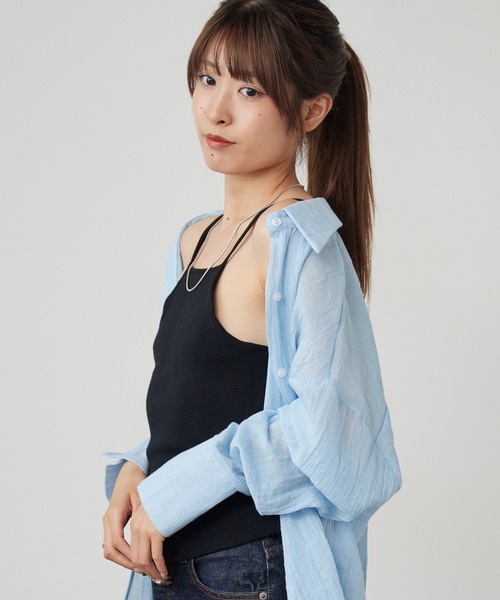MILLER(ミラー)の「R.P.miller/ミラー Prib Cap Cami カップ付きキャミソール アメスリ 2026年春夏(キャミソール・レディース・ブラック/ブラウン/アイボリー/ブラック系その他/ブラウン系その他/レッド系その他・FREE)」の18枚目の写真