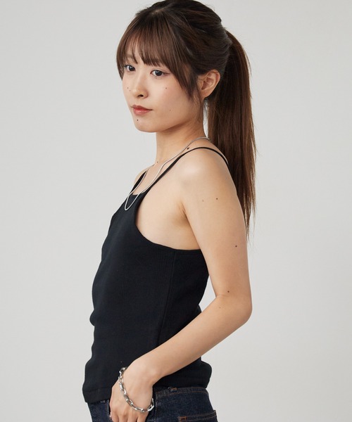 MILLER(ミラー)の「R.P.miller/ミラー Prib Cap Cami カップ付きキャミソール アメスリ 2026年春夏(キャミソール・レディース・ブラック/ブラウン/アイボリー/ブラック系その他/ブラウン系その他/レッド系その他・FREE)」の21枚目の写真