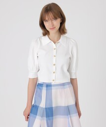 BLUE LABEL CRESTBRIDGE（ブルーレーベルクレストブリッジ）の「エアーライトニットカーディガン（シャツ/ブラウス）」