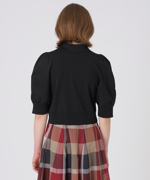 BLUE LABEL CRESTBRIDGE(ブルーレーベルクレストブリッジ)の「エアーライトニットカーディガン(シャツ/ブラウス・レディース・ダークネイビー/オフホワイト・38)」の12枚目の写真