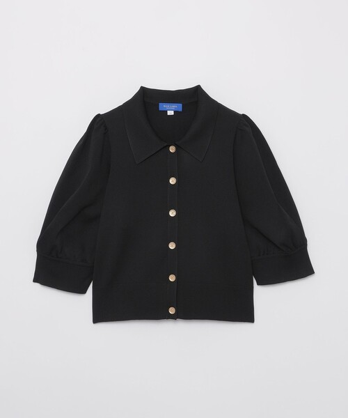 BLUE LABEL CRESTBRIDGE(ブルーレーベルクレストブリッジ)の「エアーライトニットカーディガン(シャツ/ブラウス・レディース・ダークネイビー/オフホワイト・38)」の14枚目の写真