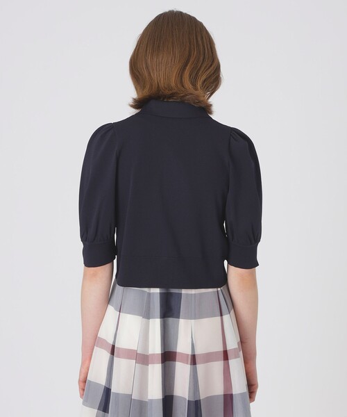 BLUE LABEL CRESTBRIDGE(ブルーレーベルクレストブリッジ)の「エアーライトニットカーディガン(シャツ/ブラウス・レディース・ダークネイビー/オフホワイト・38)」の18枚目の写真