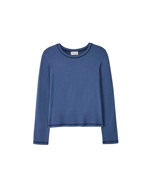 SALON DE YOHN(サロンドヨーン)の「Soft Tencel Tee_ 4 Colors(Tシャツ/カットソー・レディース・PINK/ベージュ系その他/ブルー系その他/グレー系その他・FREE)」の4枚目の写真