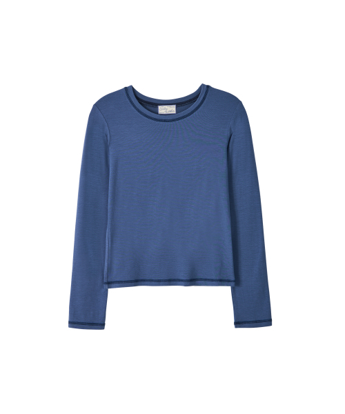 SALON DE YOHN(サロンドヨーン)の「Soft Tencel Tee_ 4 Colors(Tシャツ/カットソー・レディース・PINK/ベージュ系その他/ブルー系その他/グレー系その他・FREE)」の8枚目の写真