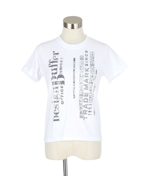 a.p.o.v.(エーピーオービー)の「a.p.o.v. クロップド丈クラックY2K全面プリントTシャツ(レディース)(Tシャツ/カットソー・レディース・ホワイト/ブラウン/ブラック・ONESIZE)」の15枚目の写真