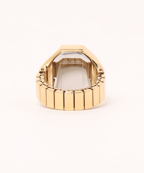 MICHAEL KORS（マイケルコース）の「MICRO SURI リング ウォッチ（アナログ腕時計・レディース・ゴールド・FREE）」の4枚目の写真