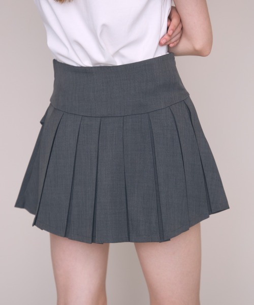 Noelie(ノエリー)の「プリーツレイヤードスカート(スカート・レディース・ブラック/グレー・FREE)」の7枚目の写真
