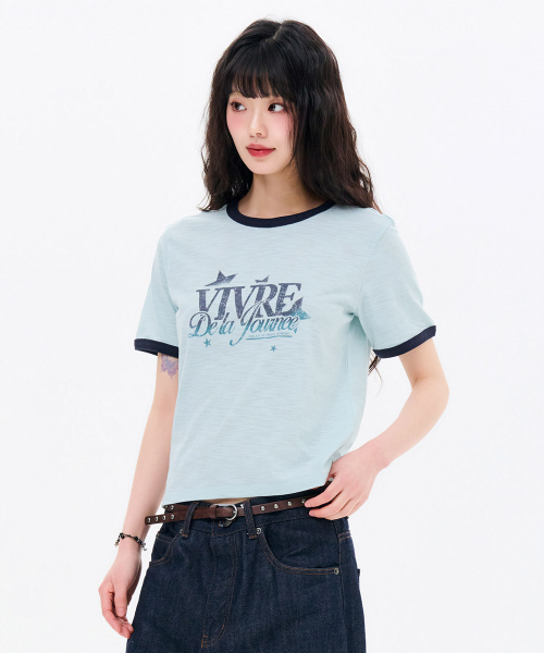 CHASECULT(チェイスカルト)の「レディーススラブリンガー半袖Tシャツ-FBRG5892D0S(Tシャツ/カットソー・レディース・ミント・85/90)」の2枚目の写真
