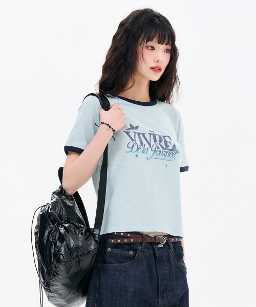 CHASECULT(チェイスカルト)の「レディーススラブリンガー半袖Tシャツ-FBRG5892D0S(Tシャツ/カットソー・レディース・ミント・85/90)」の4枚目の写真