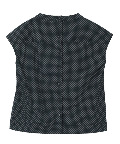 The Duchess Designs(ダッチェス・デザイン)の「《別注》【The Duchess Designs/ザ・ダッチェス・デザイン】スタンドカラーブラウス(シャツ/ブラウス・レディース・グリーン/ネイビー・FREE)」の14枚目の写真