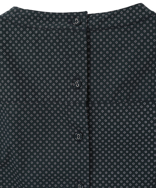 The Duchess Designs(ダッチェス・デザイン)の「《別注》【The Duchess Designs/ザ・ダッチェス・デザイン】スタンドカラーブラウス(シャツ/ブラウス・レディース・グリーン/ネイビー・FREE)」の16枚目の写真