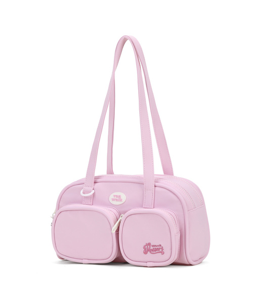 VANWALK（バンウォーク）の「Ocean Island Tote Bag [Check Sky]（トートバッグ・レディース・スカイブルー/ライトパープル/ピンク/ライトブルー・FREE）」の4枚目の写真