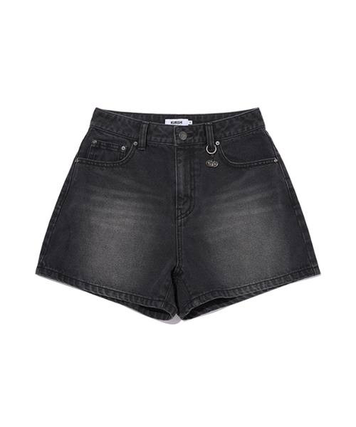 KIRSH（キルシー）の「キルシ ベーシックデニムショーツ[チャコール]（その他パンツ・レディース・その他・SMALL/MEDIUM）」の2枚目の写真
