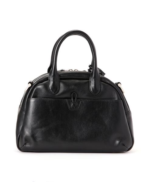 AVIREX(アヴィレックス)の「《直営店限定》VARSITY LEATHER MINI-BOSTON BAG / AVX5625(トートバッグ・レディース・ブラック・F)」の9枚目の写真