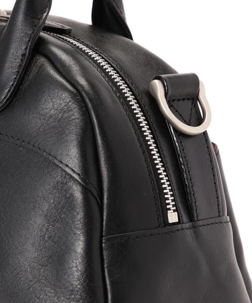 AVIREX(アヴィレックス)の「《直営店限定》VARSITY LEATHER MINI-BOSTON BAG / AVX5625(トートバッグ・レディース・ブラック・F)」の12枚目の写真