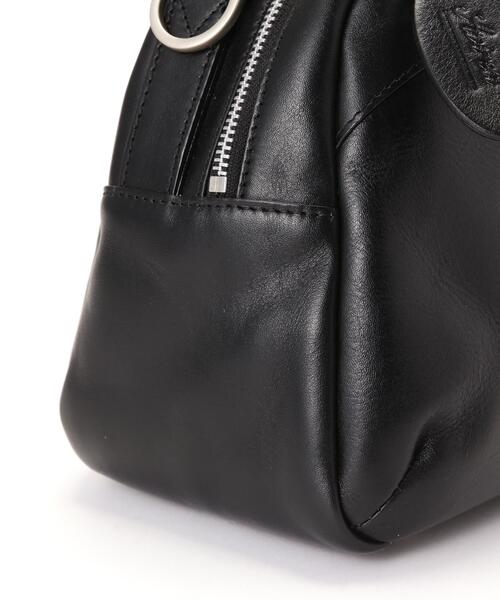 AVIREX(アヴィレックス)の「《直営店限定》VARSITY LEATHER MINI-BOSTON BAG / AVX5625(トートバッグ・レディース・ブラック・F)」の14枚目の写真