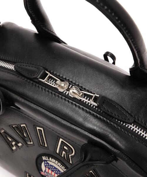 AVIREX(アヴィレックス)の「《直営店限定》VARSITY LEATHER MINI-BOSTON BAG / AVX5625(トートバッグ・レディース・ブラック・F)」の17枚目の写真