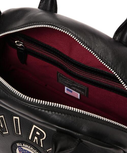 AVIREX(アヴィレックス)の「《直営店限定》VARSITY LEATHER MINI-BOSTON BAG / AVX5625(トートバッグ・レディース・ブラック・F)」の18枚目の写真