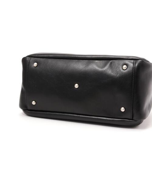 AVIREX(アヴィレックス)の「《直営店限定》VARSITY LEATHER MINI-BOSTON BAG / AVX5625(トートバッグ・レディース・ブラック・F)」の19枚目の写真