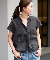 ≪一部カラーWEB限定 / 追加≫キャップスリーブドロストシャツ 2