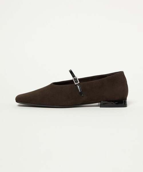 SY UNITED ARROWS(シーユナイテッドアローズ)の「<SY>スクエアメリージェーン フラット20↑(パンプス・レディース・ブラック/ダークブラウン/ネイビー/シルバー・22cm/22.5cm/23cm/23.5cm/24cm/24.5cm/25cm)」の3枚目の写真