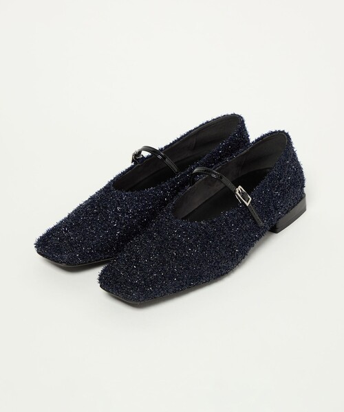SY UNITED ARROWS(シーユナイテッドアローズ)の「<SY>スクエアメリージェーン フラット20↑(パンプス・レディース・ブラック/ダークブラウン/ネイビー/シルバー・22cm/22.5cm/23cm/23.5cm/24cm/24.5cm/25cm)」の5枚目の写真