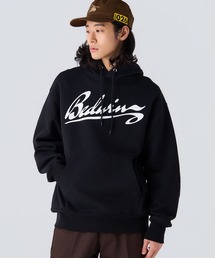 L/S PRINTED HOODIE "Script Logo"