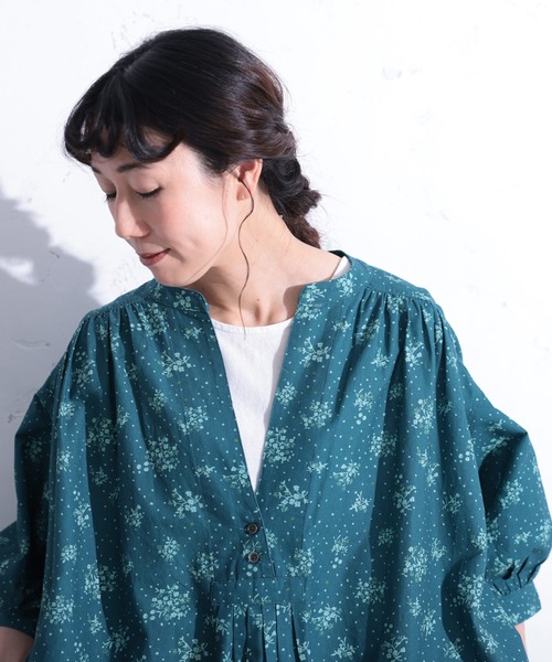 soulberry(ソウルベリー)の「エルダーフラワーのワンピース(ワンピース・レディース・ブルーグリーン・5L/4L/3L/LL/L/M)」の20枚目の写真