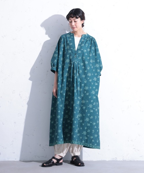 soulberry(ソウルベリー)の「エルダーフラワーのワンピース(ワンピース・レディース・ブルーグリーン・5L/4L/3L/LL/L/M)」の7枚目の写真