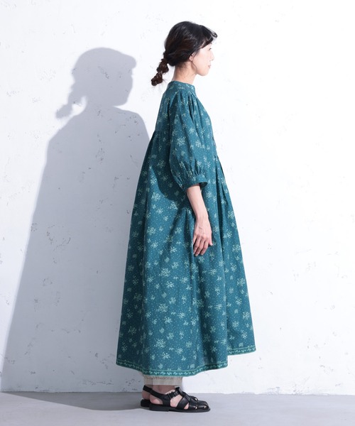 soulberry(ソウルベリー)の「エルダーフラワーのワンピース(ワンピース・レディース・ブルーグリーン・5L/4L/3L/LL/L/M)」の8枚目の写真