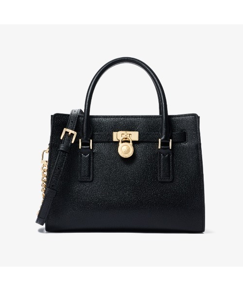 MICHAEL KORS(マイケルコース)の「HAMILTON MODERNE レザー クロスボディバッグ スモール(ハンドバッグ・レディース・ブラック・FREE)」の1枚目の写真
