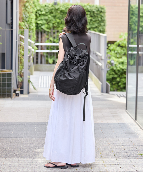 SLOBE IENA(スローブイエナ)の「XS BAGGAGE/エックスエス バゲージ SLOBE別注 リュック(バックパック/リュック・レディース・ブラック/ライトグレー・FREE)」の6枚目の写真