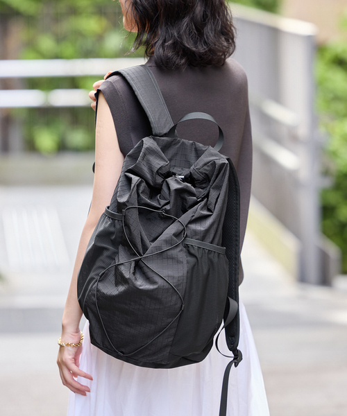 SLOBE IENA(スローブイエナ)の「XS BAGGAGE/エックスエス バゲージ SLOBE別注 リュック(バックパック/リュック・レディース・ブラック/ライトグレー・FREE)」の7枚目の写真