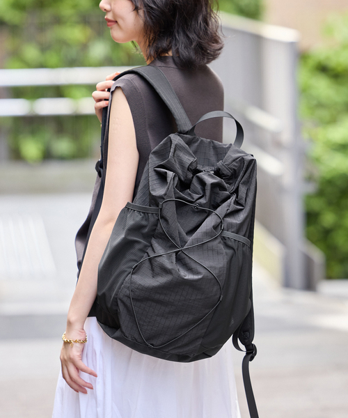 SLOBE IENA(スローブイエナ)の「XS BAGGAGE/エックスエス バゲージ SLOBE別注 リュック(バックパック/リュック・レディース・ブラック/ライトグレー・FREE)」の8枚目の写真