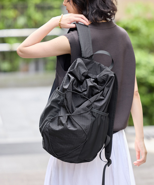 SLOBE IENA(スローブイエナ)の「XS BAGGAGE/エックスエス バゲージ SLOBE別注 リュック(バックパック/リュック・レディース・ブラック/ライトグレー・FREE)」の9枚目の写真