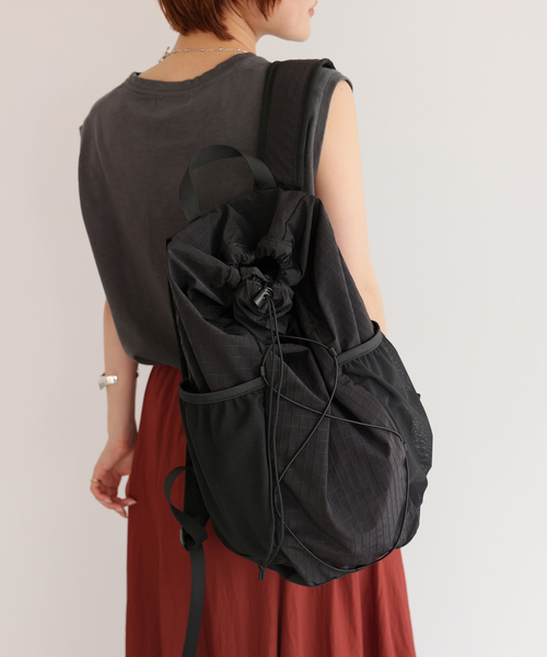 SLOBE IENA(スローブイエナ)の「XS BAGGAGE/エックスエス バゲージ SLOBE別注 リュック(バックパック/リュック・レディース・ブラック/ライトグレー・FREE)」の12枚目の写真
