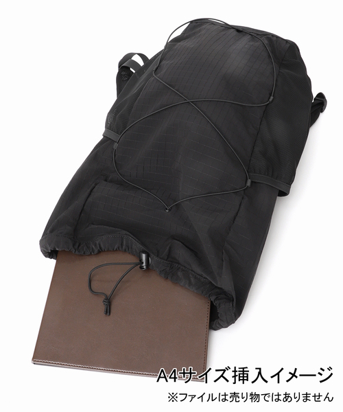 SLOBE IENA（スローブイエナ）の「XS BAGGAGE/エックスエス バゲージ SLOBE別注 リュック（バックパック/リュック・レディース・ブラック/ライトグレー・FREE）」の17枚目の写真