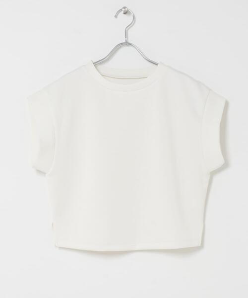 SENSE OF PLACE by URBAN RESEARCH(センスオブプレイスバイアーバンリサーチ)の「モチモチポンチTシャツ(Tシャツ/カットソー・レディース・オフホワイト/ブラック/グレー・ONE)」の5枚目の写真
