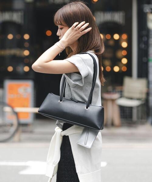 SENSE OF PLACE by URBAN RESEARCH(センスオブプレイスバイアーバンリサーチ)の「モチモチポンチTシャツ(Tシャツ/カットソー・レディース・オフホワイト/ブラック/グレー・ONE)」の13枚目の写真