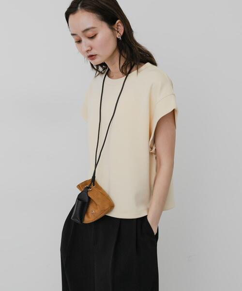 SENSE OF PLACE by URBAN RESEARCH(センスオブプレイスバイアーバンリサーチ)の「モチモチポンチTシャツ(Tシャツ/カットソー・レディース・オフホワイト/ブラック/グレー/ライトブルー/イエロー・ONE)」の16枚目の写真