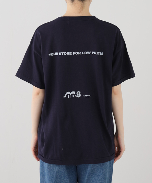 Ophrys（オフリス）の「Ophrys/オフリス Time to turn Tee OP26SS01（Tシャツ/カットソー・レディース・ネイビー/ホワイト・FREE）」の9枚目の写真