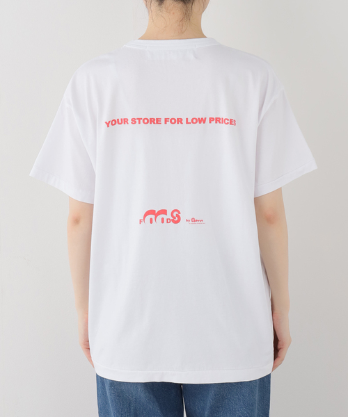 Ophrys（オフリス）の「Ophrys/オフリス Time to turn Tee OP26SS01（Tシャツ/カットソー・レディース・ネイビー/ホワイト・FREE）」の10枚目の写真