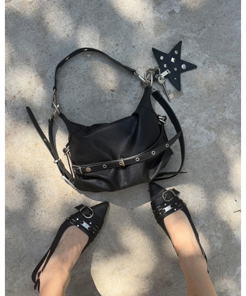YEOMIMの「mini slouchy bag (black)(ショルダーバッグ・レディース・その他・FREE)」の1枚目の写真